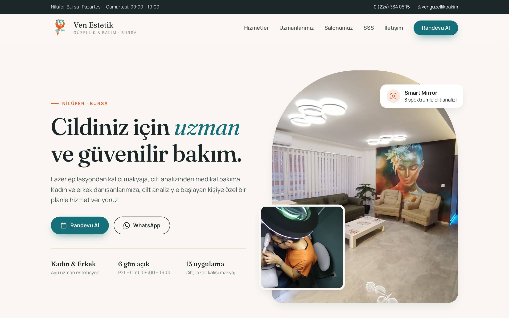 Ven Estetik — Redesign concept